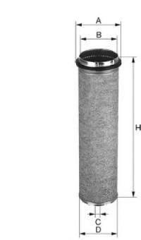 UNIFLUX FILTERS xa1849 -  Фильтр добавочного воздуха